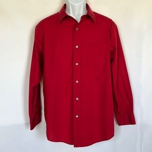 💥💥George Large Burgundy Dress Shirt